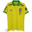 POLO Maglia Brasile 2022 Giallo I Verde