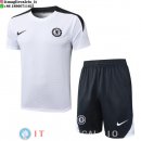 Formazione Set Completo Maglia Chelsea 2025/2026 Bianco Nero