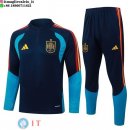 Felpa Da Allenamento Set Completo Spagna 2026 Blu Navy