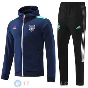 Giacca Set Completo Arsenal 21-22 II Blu Navy Verde