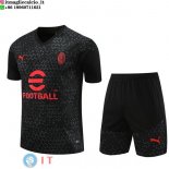 Formazione Set Completo Maglia AC Milan 2023/2024 Nero I Rosso