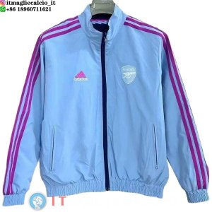 Giacca A Vento Arsenal 23-24 Blu Rosa