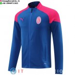 Giacca Lunga Zip AC Milan 24-25 Blu Rosa
