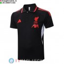 POLO Maglia Liverpool 2025/2026 Nero Rosso
