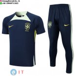 Formazione Set Completo Brasile 2022 Blu Navy I Verde