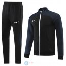 Giacca Set Completo Lunga Zip Nike 22-23 I Nero