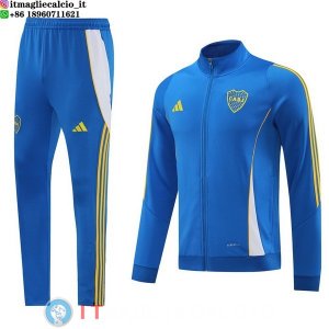 Giacca Set Completo Lunga Zip Boca Juniors 24-25 Blu