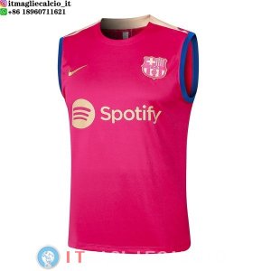 Senza Maniche Maglia Barcellona 2023/2024 Rosa