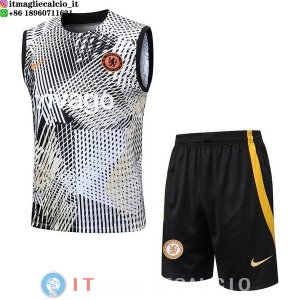 Senza Maniche Set Completo Maglia Chelsea 2023/2024 Giallo I Nero