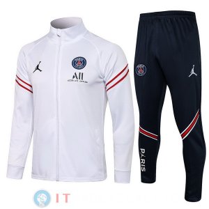 Giacca Set Completo Paris Saint Germain 21-22 I Bianco Nero