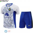 Formazione Set Completo Maglia Inter Milan 2023/2024 Bianco Blu