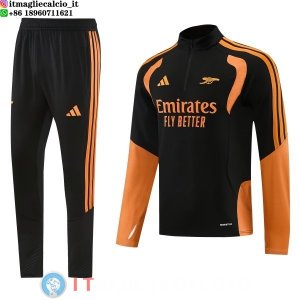 Felpa Da Allenamento Set Completo Arsenal 26-27 Arancione I Nero