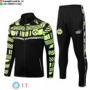 Giacca Bambino Set Completo Borussia Dortmund 22-23 Nero I Giallo