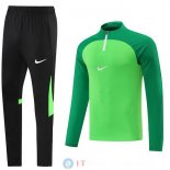 Felpa Da Allenamento Set Completo Nike 22-23 Verde I Nero