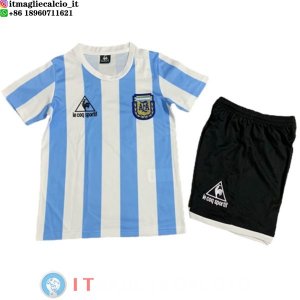 Maglia Bambino Argentina Prima Retro 1986