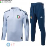 Tuta da Allenamento Bambino Italia Mezza Cerniera 2026 Blu Tuta da Allenamento Bambino Italia Mezza Cerniera 2026 Blu