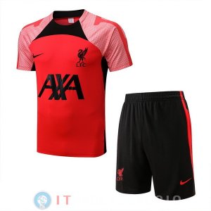 Formazione Maglia Set Completo Liverpool 2022/2023 Rosso Nero