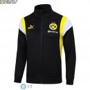 Giacca Lunga Zip Borussia Dortmund 23-24 Nero Giallo