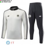 Tuta da Allenamento Germania Mezza Cerniera 2026 Giallo Bianco Tuta da Allenamento Germania Mezza Cerniera 2026 Giallo Bianco
