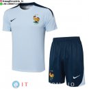 Formazione Set Completo Maglia Francia 2024 Blu