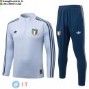 Tuta da Allenamento Italia Mezza Cerniera 2026 Blu