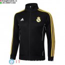 Giacca Lunga Zip Real Madrid 2025/2026 Nero Giallo