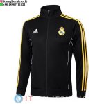 Giacca Lunga Zip Real Madrid 2025/2026 Nero Giallo
