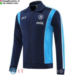 Giacca Full Zip Allenamento Napoli 2025/2026 Blu I Navy
