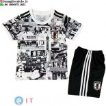 Maglia Bambino Giappone Speciale 2026 Bianco Nero