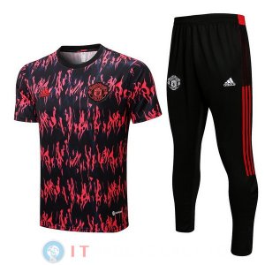 Formazione Set Completo Maglia Manchester United 2022/2023 Rosso Nero