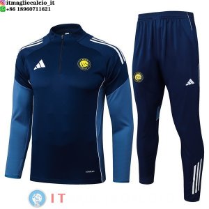 Felpa Da Allenamento Set Completo Al-Nassr 25-26 Blu Navy