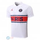 POLO Maglia Paris Saint Germain 2022/2023 Bianco Rosso