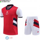 Formazione Set Completo Maglia Arsenal 2023/2024 Rosso Bianco