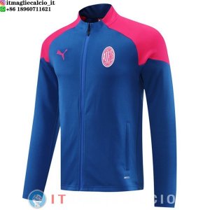 Giacca Lunga Zip AC Milan 24-25 Blu Rosa