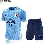 Formazione Set Completo Bambino Manchester City 2025/2026 Blu Formazione Set Completo Bambino Manchester City 2025/2026 Blu