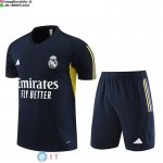 Formazione Set Completo Bambino Real Madrid 2023/2024 Blu Navy Giallo Formazione Set Completo Bambino Real Madrid 2023/2024 Blu Navy Giallo