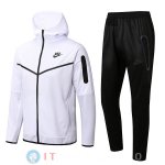 Giacca Felpa Cappuccio Set Completo Nike 22-23 Bianco Nero Giacca Felpa Cappuccio Set Completo Nike 22-23 Bianco Nero