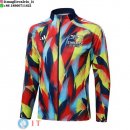 Giacca Lunga Zip Arsenal 25-26 Giallo Rosso