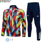 Giacca Set Completo Lunga Zip Arsenal 25-26 Giallo Rosso Blu Giacca Set Completo Lunga Zip Arsenal 25-26 Giallo Rosso Blu