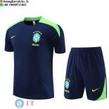 Formazione Set Completo Brasile 2023 Blu Navy Verde