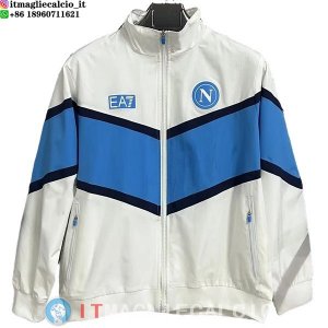 Giacca A Vento Napoli 25-26 Bianco Blu