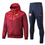Giacca Set Completo AS Roma 19-20 Rosso Blu