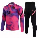 Giacca Set Completo Paris Saint Germain 21-22 Purpureo Nero