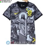 Thailandia Maglia Brasile Especial 2024 Grigio Thailandia Maglia Brasile Especial 2024 Grigio