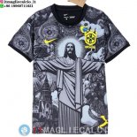 Thailandia Maglia Brasile Especial 2024 Grigio