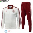 Giacca Set Completo Lunga Zip Bambino Spagna 2026 Giallo Rosso