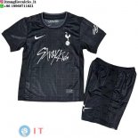 Maglia Bambino Tottenham Hotspur Speciale 2025/2026 Nero Maglia Bambino Tottenham Hotspur Speciale 2025/2026 Nero