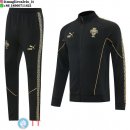 Giacca Full Zip e Pantaloni Allenamento Portogallo 2026 Nero I Giallo