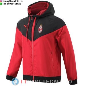 Giacca A Vento AC Milan 23-24 Rosso Nero