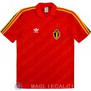 Retro Maglia Belgio Prima 1986 Rosso